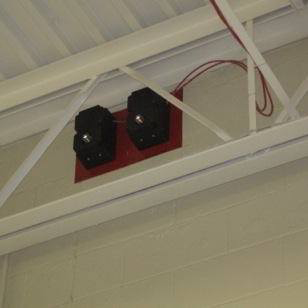Roof Monitors Hooked Up